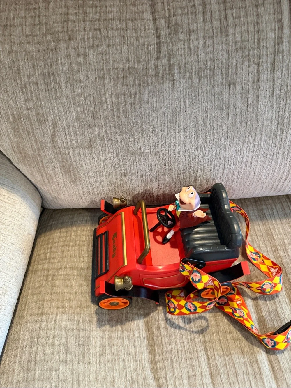 Disney Red Toady Ride-On Character Car popcorn bucket